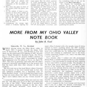 Keel,UFOs 1967,Ohio,FSR67V13N4