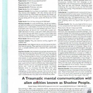 Kellett,Russell,UFO contacts 1990,Shadow People,FSR2007V52N3