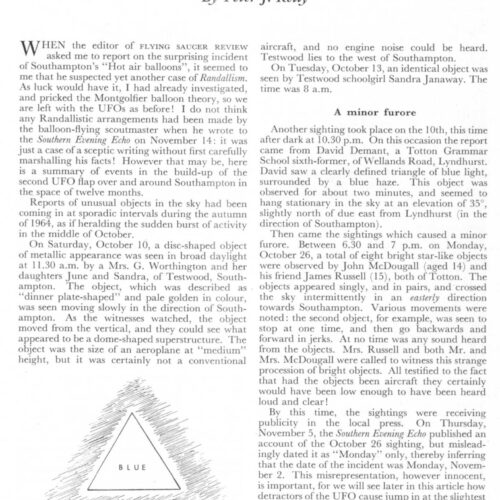 Kelly,UFOs 1964,Southampton,FSR65V11N2 - Imagen 1