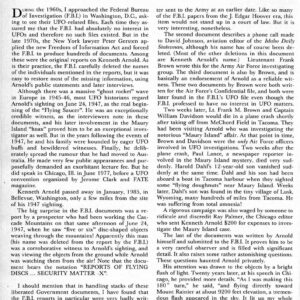 Kenneth Arnold and the F.B.I.,FSR87V32N5