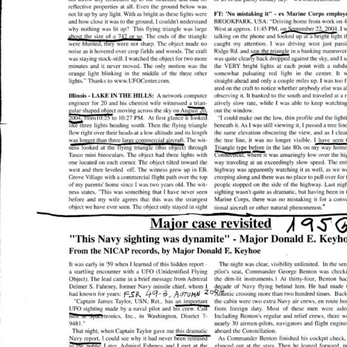 Keyhoe,UFOs 1956,Maryland,FSR2004V49N3 - Imagen 1