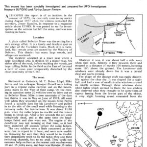 King,UFO 1973 at caws herd,England,FSR78V24N1