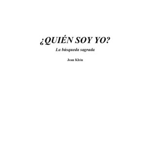 Klein,Quien soy yo