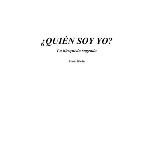 Klein,Quien soy yo - Imagen 1