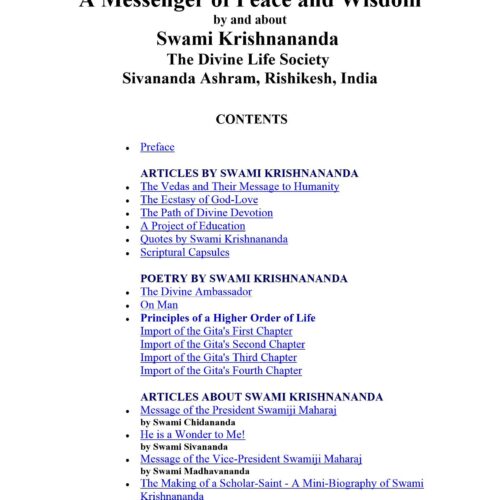 Krishnananda,Messenger of peace and wisdom - Imagen 1