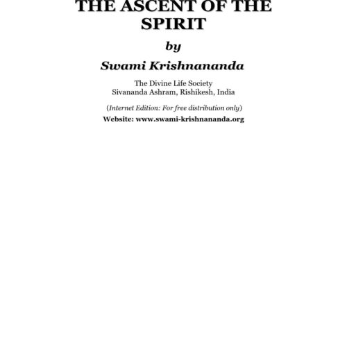 Krishnananda,The ascent of the spirit - Imagen 1