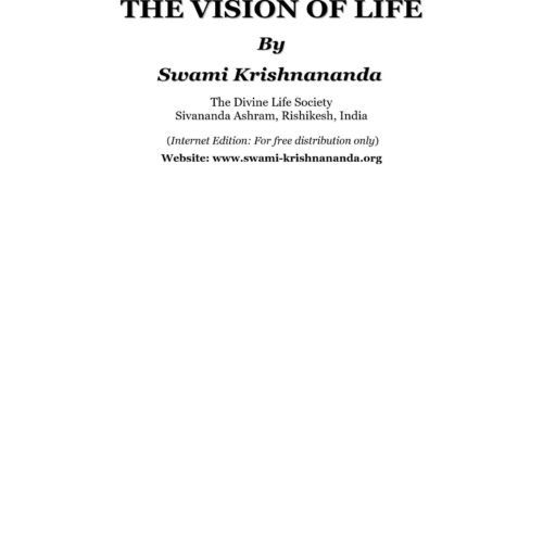 Krishnananda,Vision of life - Imagen 1