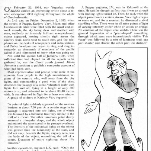 Krmelj,UFOs 1983-84,Czechoslovakia,FSR84V29N6 - Imagen 1