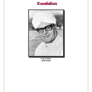 Kundalini,Gopi Krishna