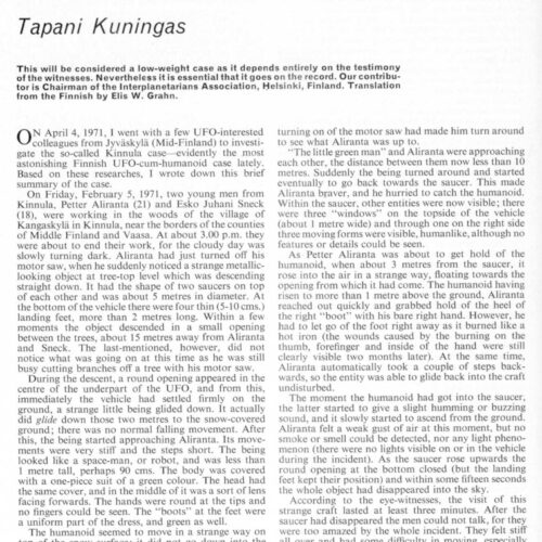 Kuningas,Humanoid 1971,Finland,FSR71V17N5 - Imagen 1