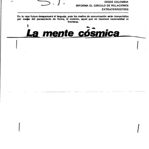 La Mente Cosmica-A - Imagen 1