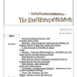 La verdadera historia del Cristianismo