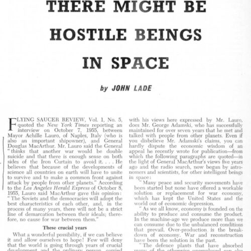 Lade,Hostile beings in space,FSR1960V6N6 - Imagen 1