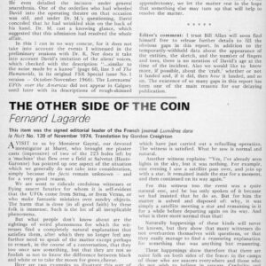 Lagarde,UFO left 223 ground holes,France,FSR74V20N6