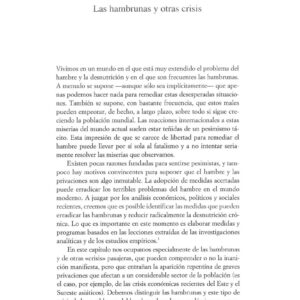 Las hambrunas y otras crisis