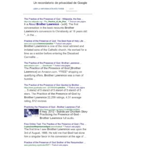 Lawrence,Brother,The practice of the presence of God