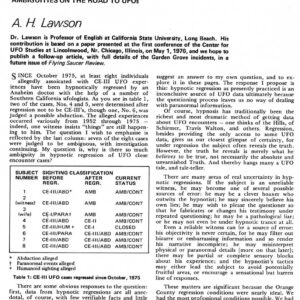 Lawson,Hypnotic Regression CE-III,FSR76V22N3