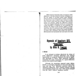 Lawson,Imaginery UFO Abductees-1