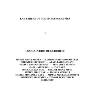 Lefort,Los Maestros de Gurdjieff