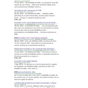 Leiris,Antoine,No tendreis mi odio