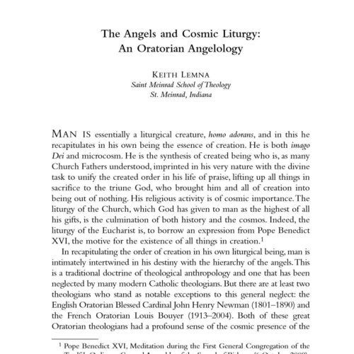 Lemna,Keith,The angels and cosmic liturgy - Imagen 1
