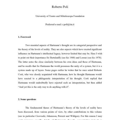 LevelsofReality RobertoPoli - Imagen 1