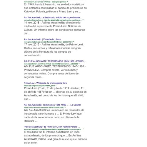 Levi,Primo,Asi fue Auschwitz - Imagen 1