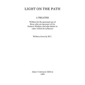 Light on the path,M.C. 1911