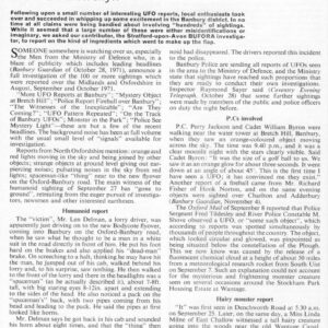 Llewellyn,Bigfoot and UFO 1971,Banbury,FSR72V18N1