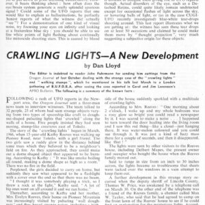 Lloyd,UFOs 1966,Oregon,FSR67V13N3