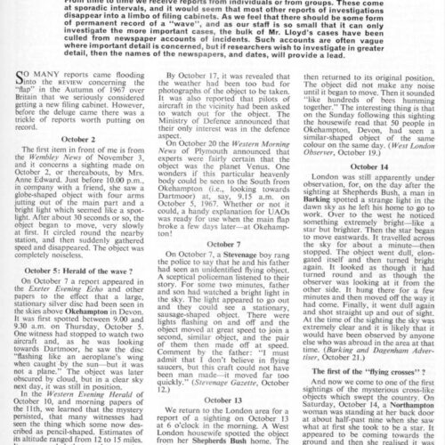 Lloyd,UFOs 1967,Britain,FSR68V14N2 - Imagen 1