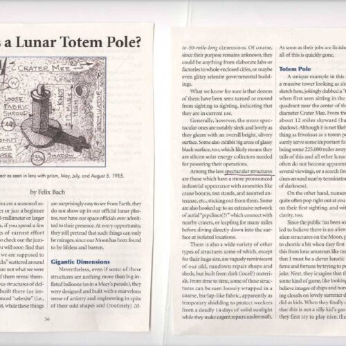 Lunar Totem Pole,Felix Bach - Imagen 1