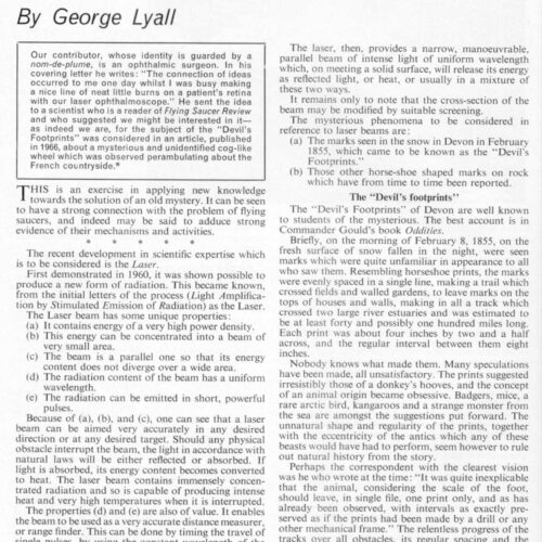 Lyall,Devil Footprints 1855,Devon,FSR72V18N1 - Imagen 1
