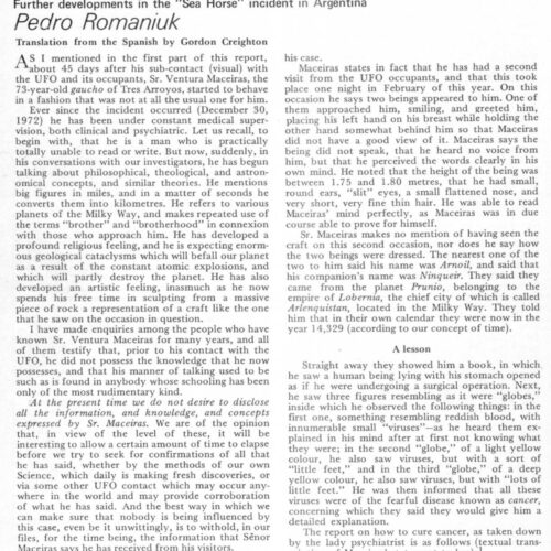 Maceiras Contact 1972,Argentina-2,FSR73V19N5 - Imagen 1