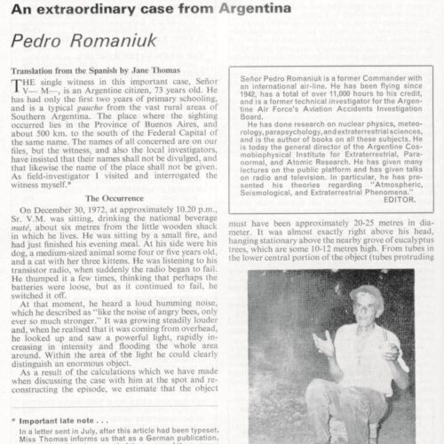 Maceiras,Contact E.T. 1972,Argentina,FSR73V19N4 - Imagen 1