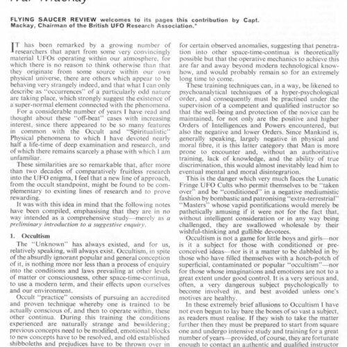 Mackay,UFOs and the Occult-1,FSR70V16N4 - Imagen 1