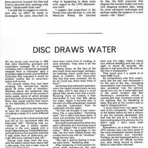 Magor,UFO 1965 draws water from lake,Canada,FSR-SI 1969 N 2,Beyond Condon