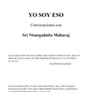 Maharaj,Yo soy eso I Am That