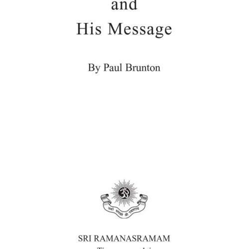 Maharshi and his message,Paul Brunton - Imagen 1