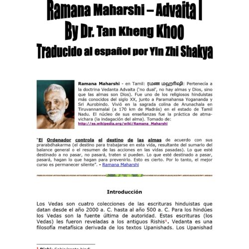 Maharshi,Advaita I - Imagen 1