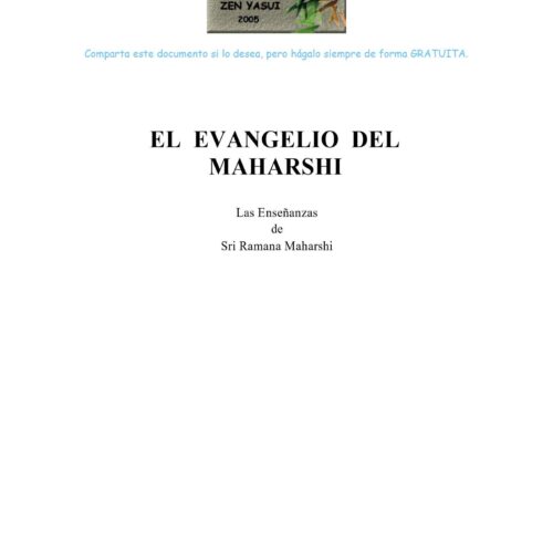 Maharshi,Ensenyanzas de Ramana - Imagen 1