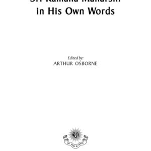 Maharshi,Teachings,by Arthur Osborne