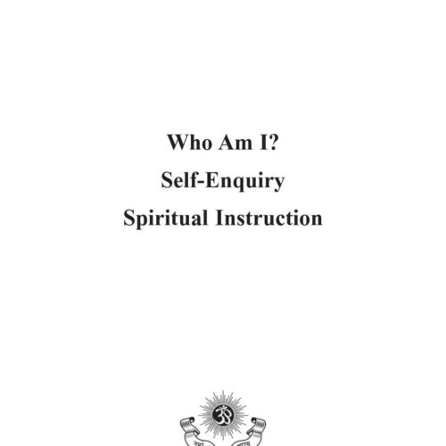 Maharshi,Words of grace,Self-enquiry - Imagen 1
