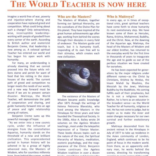 Maitreya,the world teacher - Imagen 1