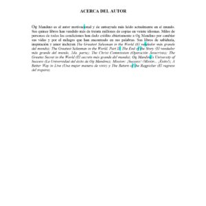 Mandino,El Angel Numero Doce