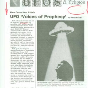 Mantle,Philip,UFO voices of prophecy