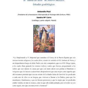 Maria de Agreda,La Dama de Azul,Pizzi-Cerro