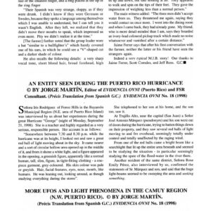 Martin,Chupacabras 1998,hurricane George,Puerto Rico,FSR2003V48N2