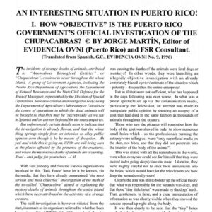 Martin,Chupacabras at Puerto Rico,FSR2000V45N4