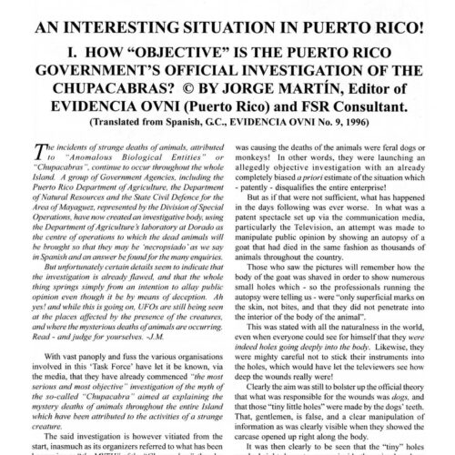 Martin,Chupacabras at Puerto Rico,FSR2000V45N4 - Imagen 1